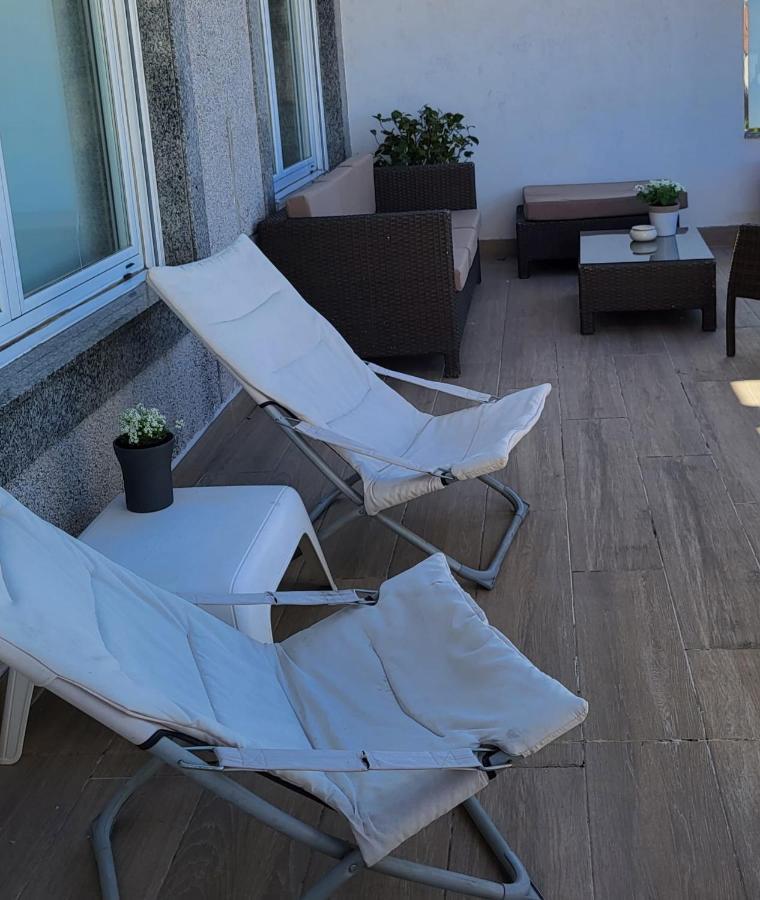 Atico Con Terraza Vigo Exterior foto