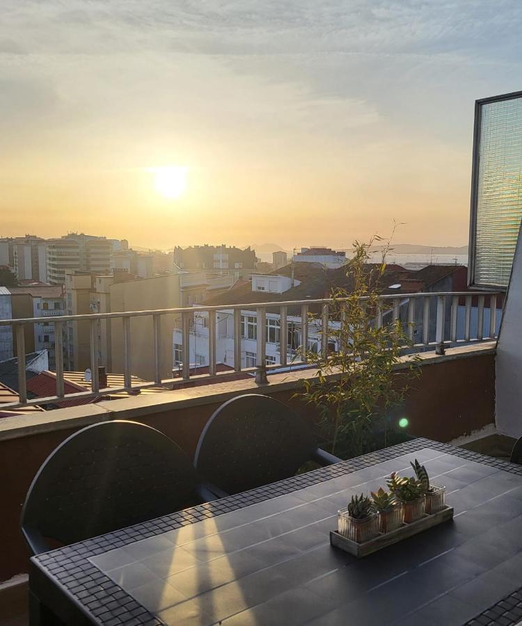 Atico Con Terraza Vigo Exterior foto